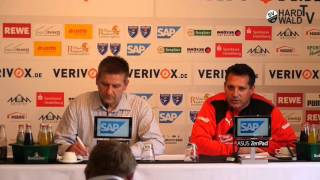 22 Spieltag  Pressekonferenz vor dem Spiel SV Sandhausen  SC Freiburg [upl. by Dennet104]