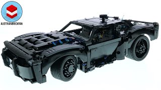 LEGO Technic 42127 The Batman Batmobile  LEGO Speed Build Review [upl. by Finlay]