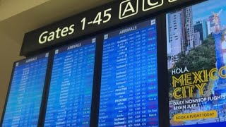 Hurricane Helene causing cancellations delays at Florida airports [upl. by Shank]