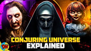 Conjuring Universe Complete Story Explained in Hindi  DesiNerd [upl. by Yesac337]