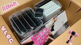 💖 blink—vlog  asmr unboxing makestar blackpink ‘born pink’ albums okurrr pulls  more to come [upl. by Cida]