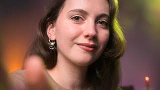 ASMR in English  Face and Scalp Massage Personal Attention Up Close [upl. by Lletnuahs]