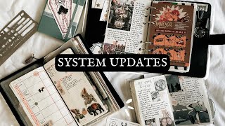 ☾ plannerjournaling system update [upl. by Dnomhcir964]