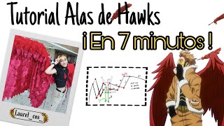 ¿¡ COMO HACER ALAS ARTICULADAS EN MENOS DE 7 MINUTOS ❓❓❓🪶  Tutorial cosplay  °•Laurelcos•°🌻 [upl. by Patrizius]