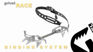 Grivels Ski Matic amp Race Crampon binding system [upl. by Ymeraj]