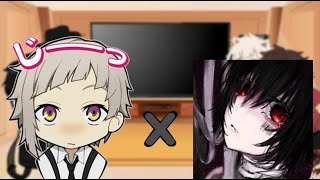 BSD react to Atsushi as Rebzyyx short [upl. by Gurias832]