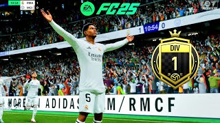 Winning the Division 1 League Title on EA FC 25 Online Seasons  Real Madrid vs Man City [upl. by Cronin708]