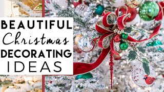 Christmas Decorations  Christmas Decorating Ideas  Day 1 [upl. by Nnylak950]