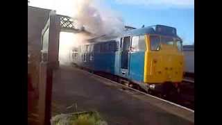 31119 cold start at Embsay WITH FLAMES [upl. by Heigl]