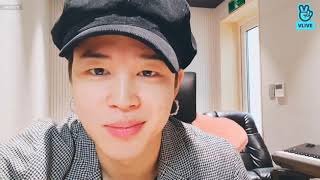 ENG SUB BTS Jimin Live Vlive  JIMIN VLIVE 2022 [upl. by Yelwar]