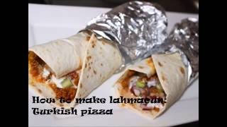 Lahmacun pizza wraps  Ramadan recipe [upl. by Joann]