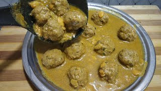 ರುಚಿಯಾದ ಮಟನ್ ಕೈಮಾ ಉಂಡೆ ಸಾರು mutton kaima unde in kannada averakalu kheema saru recipe in kannada [upl. by Heiner179]