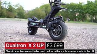 Dualtron X2 UP Electric Scooter 8300 Watts at Dualtronuk scooteraltd [upl. by Notneb]