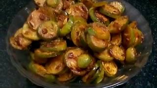 kundru ki sabji Tindora fry RecipeKundru FryTendli Fry by tavshi kitchen [upl. by Annawad]