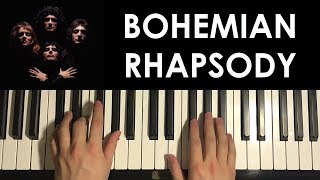 HOW TO PLAY  Bohemian Rhapsody  by Queen Piano Tutorial Lesson PART 2 [upl. by Donahue]