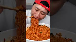 Noodle fighter kimchi noodles noodle fighter big bites😋 [upl. by Naujahs]