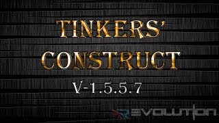 Русский гайд для мода Tinkers Construct №1  Первый инструмент [upl. by Desireah]