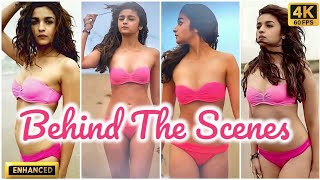 behind the scenes of alia bhatt beach shoot from shaandaar • Bollywood movie scenes • enhanced • 4k [upl. by Etnahs]