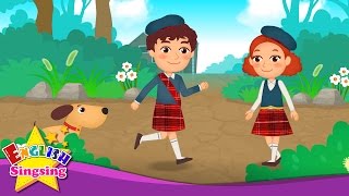 Did You Ever See a Lassie  Folk song  circle singing game  Kids song with lyrics [upl. by Anilahs]