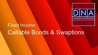 Callable Bonds amp Swaptions  Demo [upl. by Menis65]