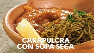 Manchapecho Carapulcra Sopa Seca y Chicharrón a la Caja china  BUENAZO [upl. by Eceinert195]