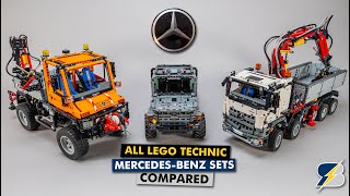 All LEGO Technic MercedesBenz sets compared [upl. by Jeffry85]