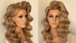 Hollywood waves 2024 Hairstyle tutorial [upl. by Rema]