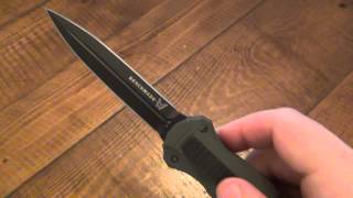 Knife Review  Benchmade quotInfidelquot OTF 3300BKOD1101 Automatic Knife [upl. by Yager]