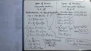 Quantum Mechanics 51 System of Bosons and Fermions [upl. by Bernt]