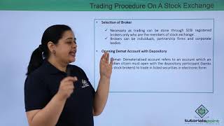 Class 12th – Stock Exchange  Business Studies  Tutorials Point [upl. by Tongue867]