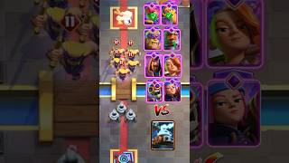 Can Evolution cards defend Zappies clashroyale supercell clashroyaleshorts [upl. by Ardella]