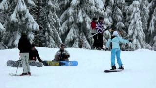 Skigebiet Funpark am Vogelskopf Schwarzwaldhochstrasse Skiing Snowboarding Black Forest Germany [upl. by Rhyner269]