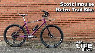 Scott Impulse Retro Trail Bike  Restoration MTB Build [upl. by Horodko917]