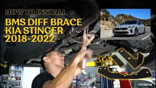 How to install a BMS Diff Brace for 20182022 Kia Stinger and G70 Genesis [upl. by Girand]