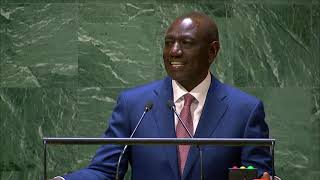 UNGA Kenyas statement at United Nations General Assembly delivered by President Ruto [upl. by Rehtaef932]