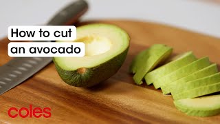 How to cut an avocado  Back to Basics  Coles [upl. by Shandra]