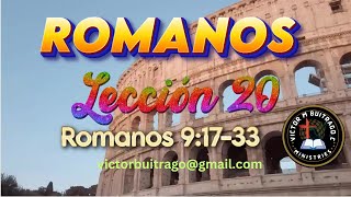 ROMANOS INDUCTIVO LECCION 20 Romanos 91733 [upl. by Nylhtac]