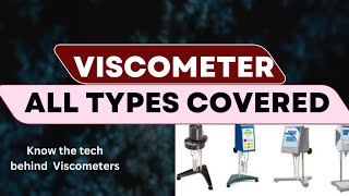 Viscometer Types of viscometer [upl. by Ulita]