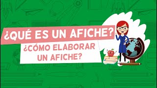 ¿Qué es un afiche ¿Cómo elaborar un afiche [upl. by Simah112]