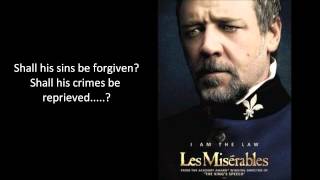 Les Miserables Javerts Suicide Russell Crowe Lyrics [upl. by Nava]