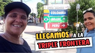 ✌😎 LLEGAMOS A LA TRIPLE FRONTERA ATRAVESANDO EL RÍO AMAZONAS DESDE IQUITO sin DNI ni pasaportes 😮 [upl. by Liberati151]