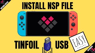 How To Use Tinfoil In Installing NSP Files To The Nintendo Switch By USB Drive [upl. by Crescint]