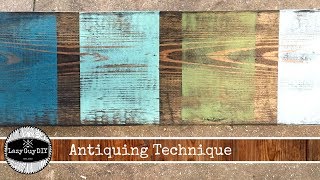 DIY Antique Finish Technique [upl. by Angelle166]