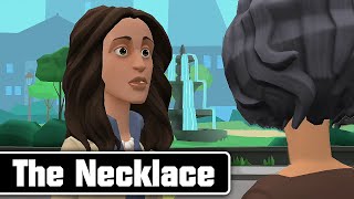 The Necklace class 10 Animation in English  The necklace animated video Class 10 [upl. by Harwell718]