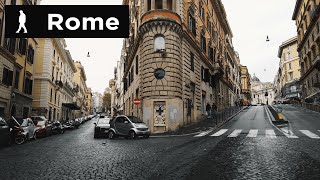 Roma Italy 🇮🇹  Walking Tour around Monti  Outside Walker [upl. by Siuluj]