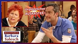 Aggressiver Zeuge SPRINGT AUF quotGuck mich doch mal anquot  12  Richterin Salesch  SAT1 [upl. by Ellertal106]