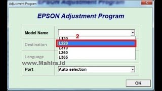 Cara Reset EPSON L220  how to reset epson l220 l360 l130 l310 l360 amp l365 printer [upl. by Pietje146]