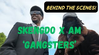 Skengdo x AM  GANGSTERS video shoot Behind The Scenes [upl. by Yztim]