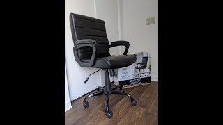 HOW TO ASSEMBLE THE OFFICE CHAIR REVIEW [upl. by Yblek]