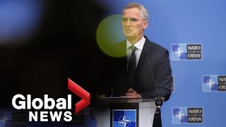 NATO to increase troops in Eastern Europe with 4 new battlegroups chief says  FULL [upl. by Jsandye233]